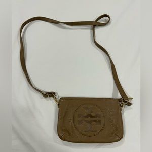 Tory Burch beige leather purse